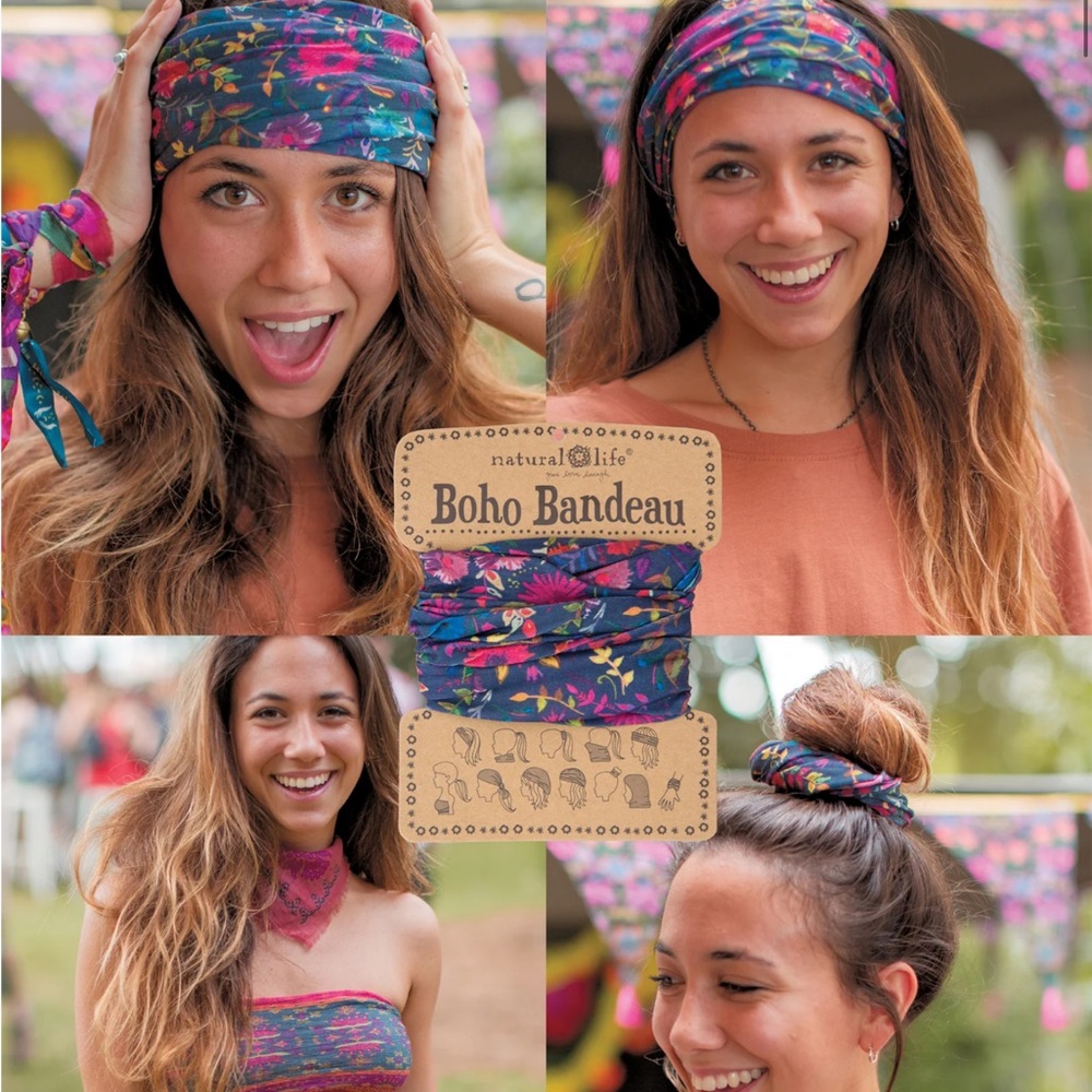 New never used set of 2 full boho bandeau